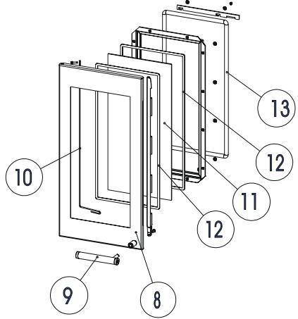 AUSTRO FLAMM GLASS - Principales PIECES détachées - 1