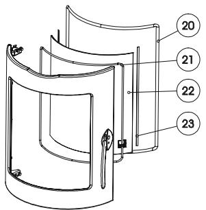 AUSTRO FLAMM PRADO - Principales PIECES détachées - 1