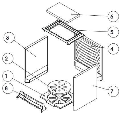 AUSTRO FLAMM SIGMA - PROSPETTO DEI RICAMBI PRINCIPALI - 1