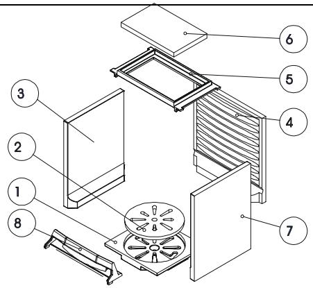 AUSTRO FLAMM STOLA - Principales PIECES détachées - 1