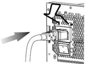 ENERMAX REVOLUTION85PLUS - Il cavo di alimentazione AC, cui sconnettersi a seguito di sollecitationi improprie. Il dispositivo Enermax CordGuard, mantiene saldamente in posizione il connettore di alimentazione, evitando spegnimenti improvisi ed il danneggiamento del PC. - 3