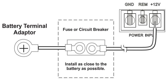 JENSEN POWER 900 - Power Terminal (+12V / B+) - 1