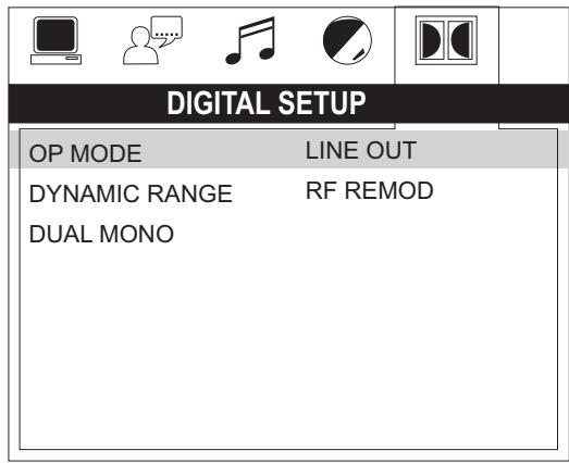 JENSEN VOYAGER AWM970 - Setup Menu (continued) - 2