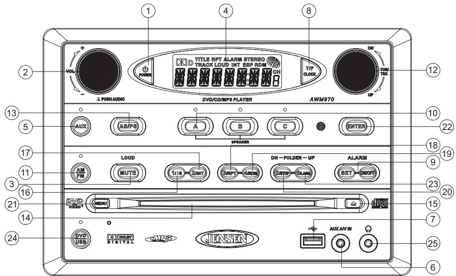 JENSEN VOYAGER AWM970 - CDPlaybackInformation - 2
