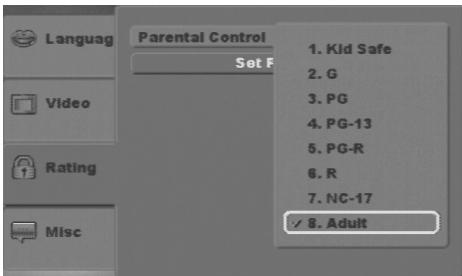 JENSEN VOYAGER JDV8035 - Parental Control - 1