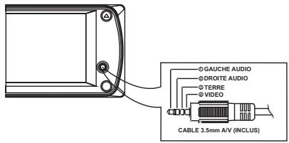JENSEN VOYAGER JDV8035 - Connecteur AV in/out - 1