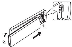 JENSEN VOYAGER JDV8035 - Attaching the Control Panel - 1