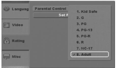 JENSEN VOYAGER JDV8035 - Contrôle parental - 1