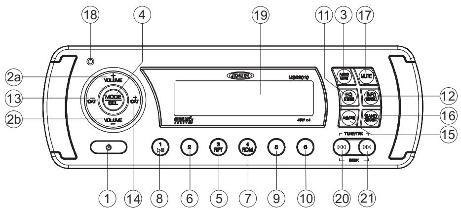 JENSEN VOYAGER MSR2010 - OPERACION DE RADIO SIRIUS - 1