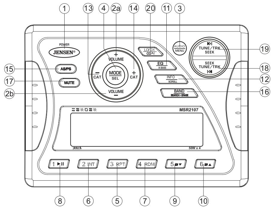 JENSEN VOYAGER MSR2107 - Cáblage - 1