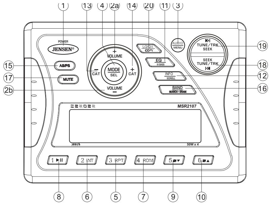 JENSEN VOYAGER MSR2107 - OPERACION BÁSICA - 1