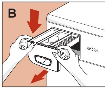 NEW POL XF5 600 - REMOVING THE DETERGENT DRAWER - 2