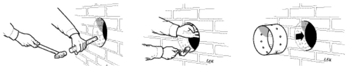 HANDOL H21 - Raccordement au conduit de cheminée de maçonnerie - 1