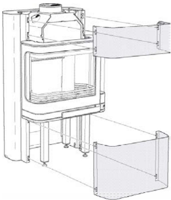 HANDOL H22 - Montage du haut du poêle - 2