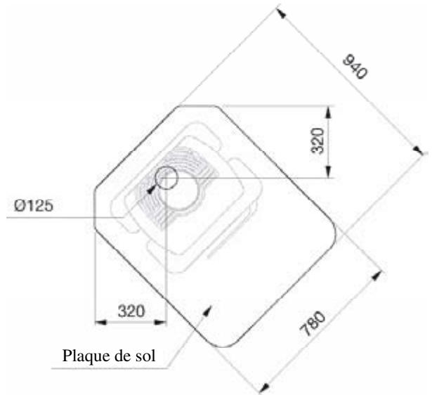 HANDOL H23T - Plaque de sol pour série handöl 20 (en option) - 1