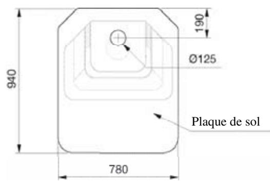 HANDOL H25T - Plaque de sol pour série handöl 20 (en option) - 2