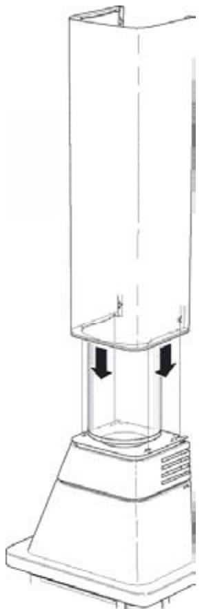 HANDOL H25T - Raccordement par le haut à travers un plafond intérieur - 2