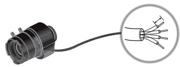 ENEO VKC-1345 - Connection de l'objectif al à réglage automatique du diaphragme - 2