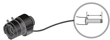 ENEO VKC-1345 - Connection de l'objectif al à réglage automatique du diaphragme - 1