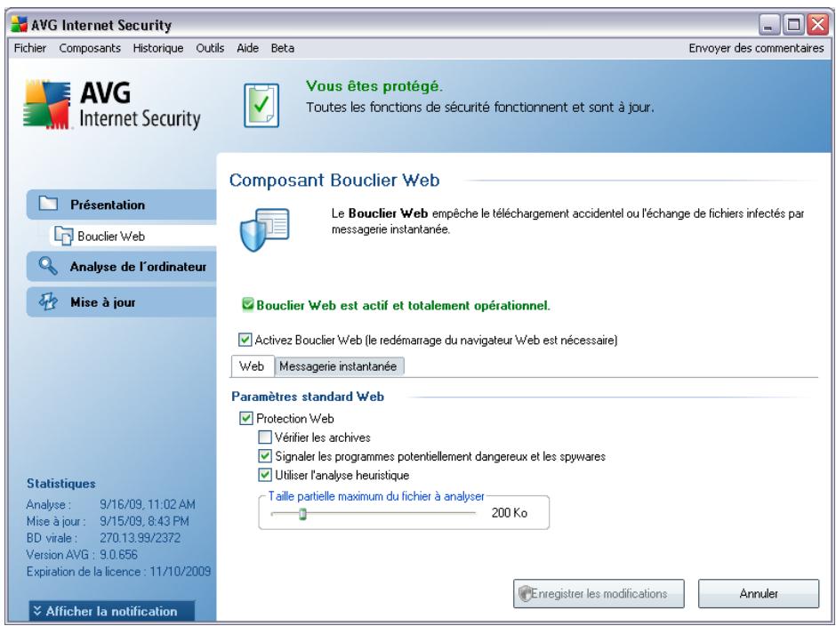 AVG ANTI-VIRUS PLUS PARE-FEU 9 - Configuration standard du composant - 1