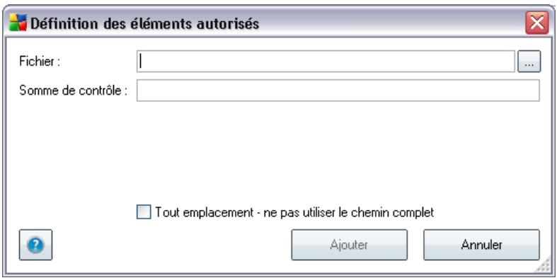 AVG INTERNET SECURITY - Listes des éléments autorisés - 2