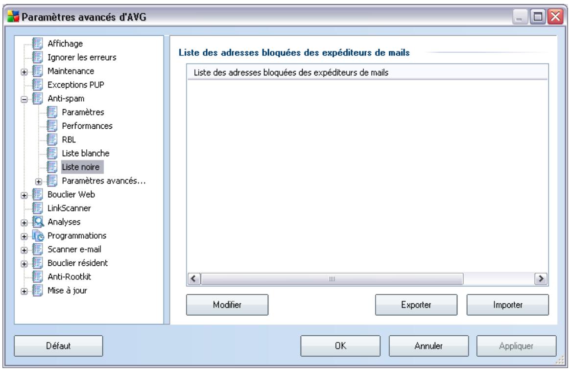 AVG INTERNET SECURITY 8.5 - Liste noire - 1
