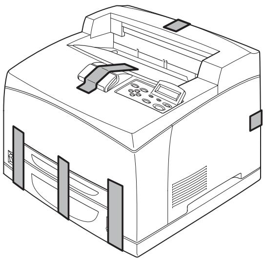 TALLY 9045N - Retrait des rubans adhésifs - 1