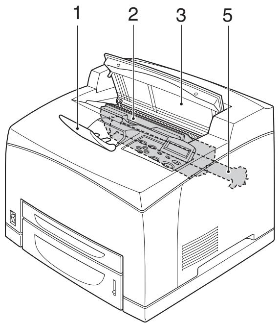 TALLY 9045N - Componentes de la impresora - 3