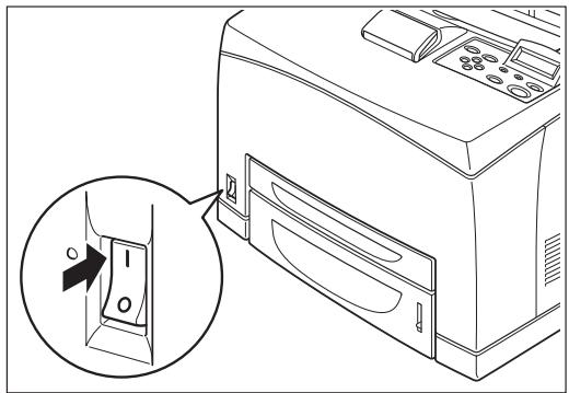 TALLY 9045N - Encender la impresora - 1