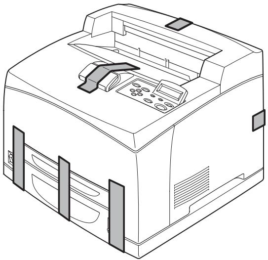 TALLY 9045N - Klebeband entfernen - 1