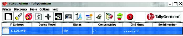 TALLY 9045N - Programme d'administration tgnetwork admin - 1