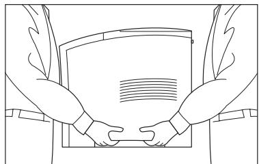 TALLY 9045N - Come spostare la stampante - 1