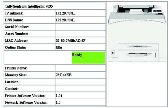 TALLY 9045N - Programma di amministrazione TGNet Admin - 2