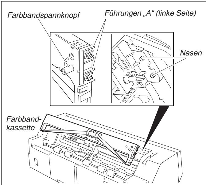 TALLY T2030 - Farbbandkassete auswechseln - 6