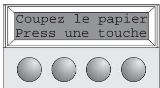 TALLY T2030 - Réglage de l'écart de la tête d'impression - 11