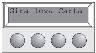 TALLY T2030 - > Cambio della carta nel modo Setup - 14