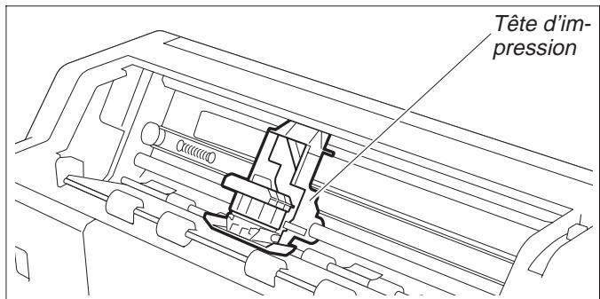 TALLY T2030 - Remplacement de la cartouche du ruban encreur - 4