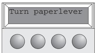 TALLY T2030 - From single sheet to fanfold paper mode - 11