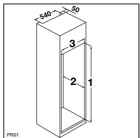 BORETTI BKV178 - Instructions pour l'encastrement - 2