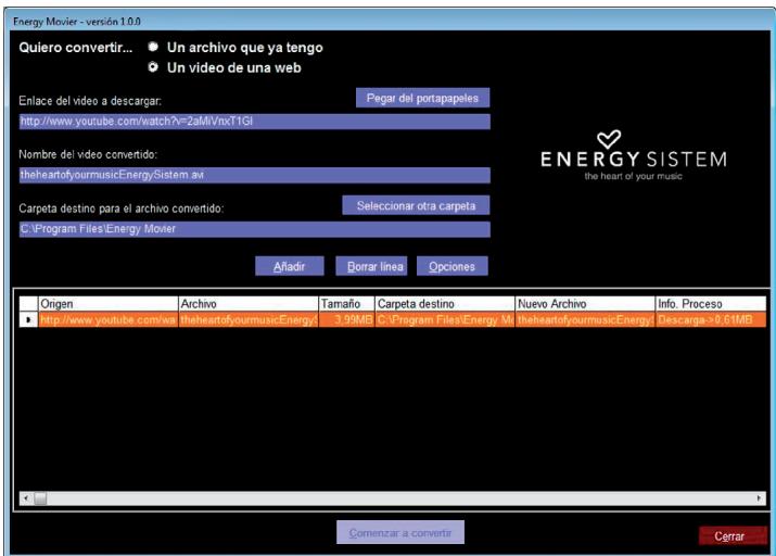 ENERGY SISTEM ENERGY 5021 - ENERGY MOVIER: DESCARGA DE VIDEOS DE INTERNET - 1