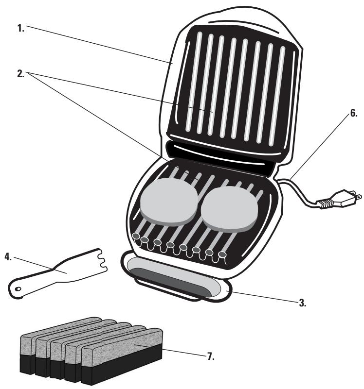 GEORGE FOREMAN GR10B - Product may vary slightly from what is illustrated. - 1