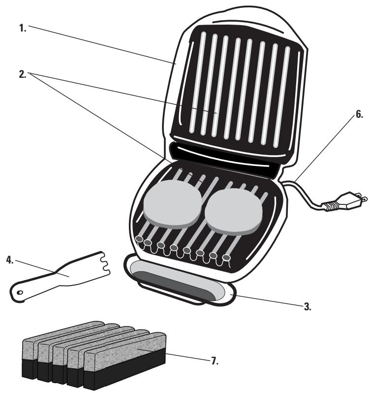 GEORGE FOREMAN GR10B - El producto puede variar ligeramente del que aparece ilustrado aquí. - 1