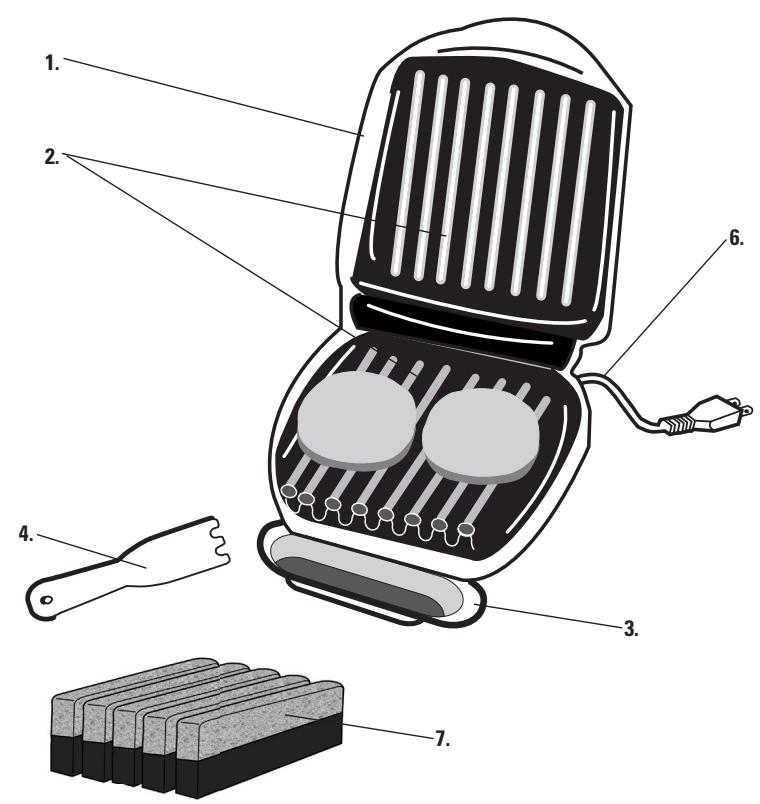 GEORGE FOREMAN GR10BCAN - El producto pueda variar ligeramente del que aparece ilustrado ahora. - 1