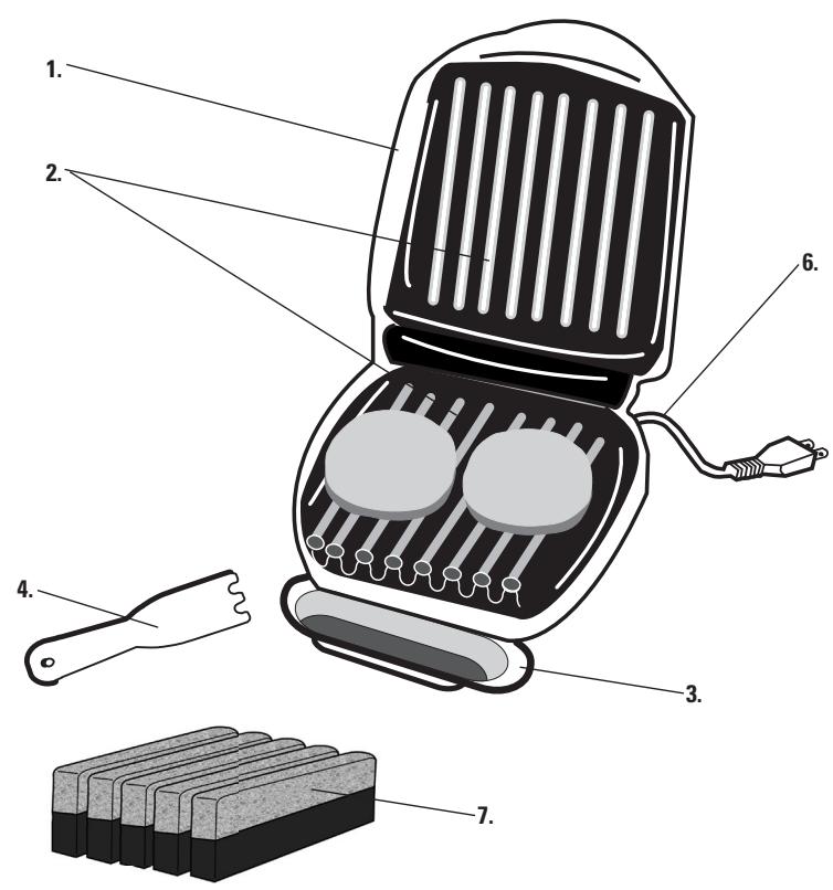 GEORGE FOREMAN GR10BCAN - ELECTRICAL CORD - 1