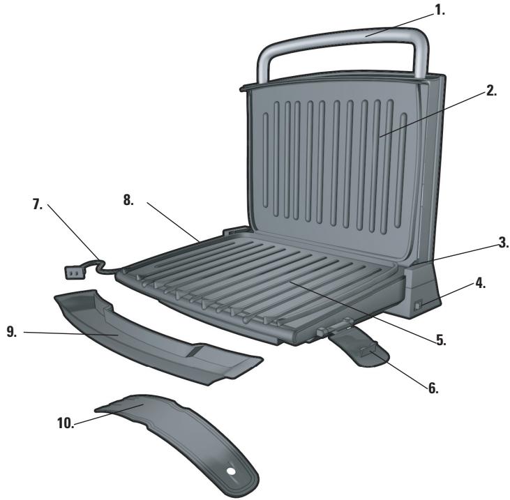 GEORGE FOREMAN GR236CTBQ - ELECTRICAL CORD - 1