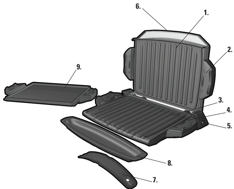 GEORGE FOREMAN GRP101CTG - ELECTRICAL CORD - 1