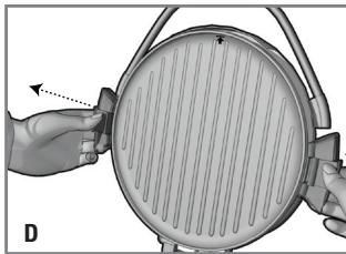 GEORGE FOREMAN GRP106BPB - ATTACH GRILL PLATES - 4