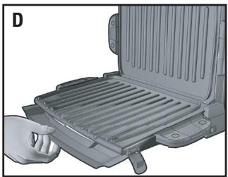 GEORGE FOREMAN GRP72CTBCAN - ATTACH THE GRILL PLATES - 3