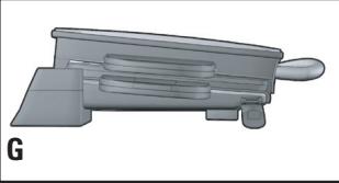 GEORGE FOREMAN GRP72CTBCAN - Utilisation de la charnière flottante : - 1