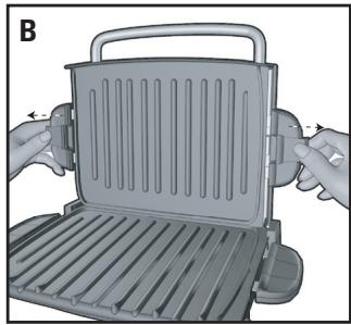 GEORGE FOREMAN GRP72CTTSCAN - ATTACH THE GRILL PLATES - 1